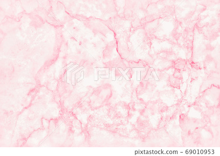 Pink marble texture background with high resolution for interior decoration. Tile stone floor in natural pattern. 69010953
