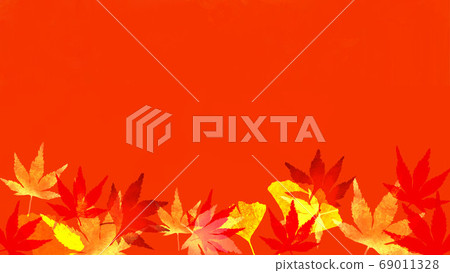 Background illustration of autumn image with colorful leaves Background illustration of autumn image with colorful leaves 69011328