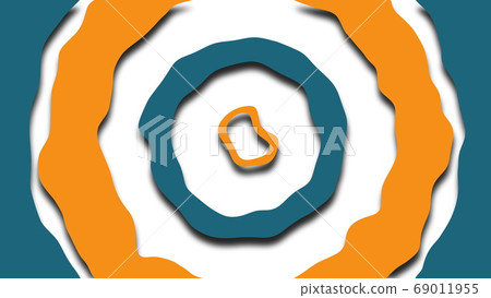 Displacement of abstract wavy rings, computer generated. 3d rendering stroke of tunnel. Fractal background Displacement of abstract wavy rings, computer generated. 3d rendering stroke of tunnel. Fractal background 69011955