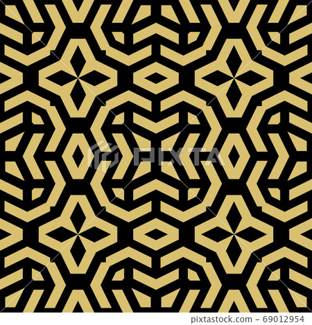 Seamless Geometric Vector Background - Stock Illustration [69012954 ...
