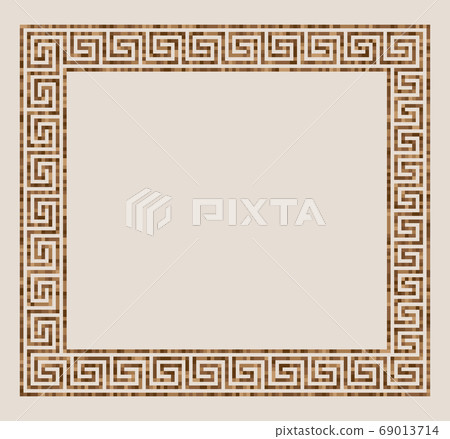 Rectangle frame with seamless border Rectangle frame with seamless border 69013714
