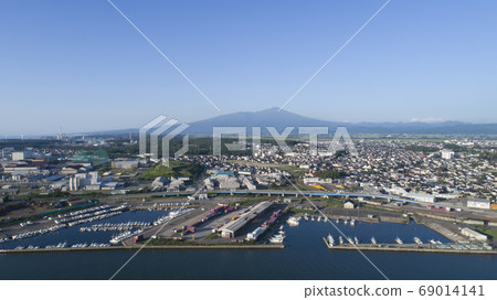 《Yamagata Prefecture》 Aerial view of Sakata city 《Yamagata Prefecture》 Aerial view of Sakata city 69014141
