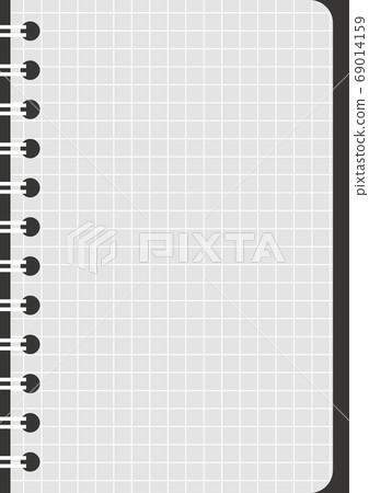 Grid Notebook Notepad Background Material Stock Illustration