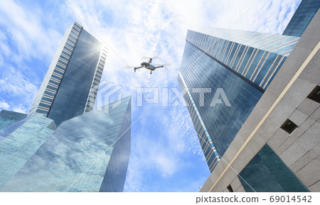 Drone Camera-based flying technology explores over 69014542