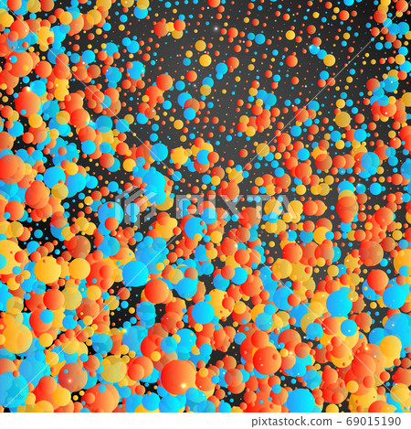 Vector background with colorful confetti. Abstract Vector background with colorful confetti. Abstract 69015190