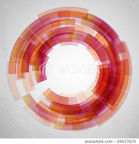 Techno Vector Circle Abstract Background 69017029