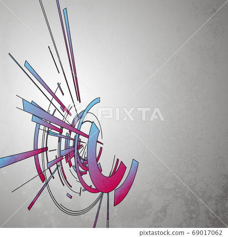 Techno Vector Circle Abstract Background Techno Vector Circle Abstract Background 69017062