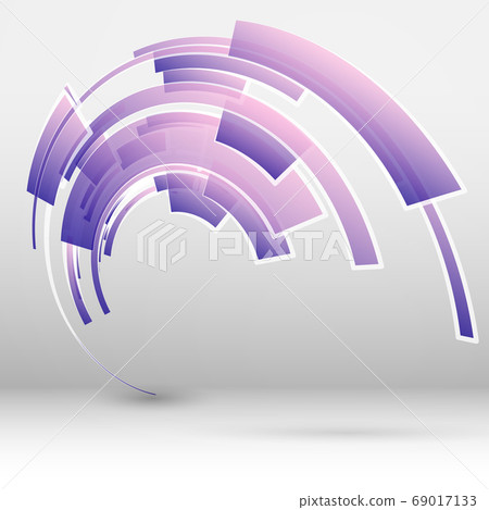 Techno Vector Circle Abstract Background - Stock Illustration [69017133 ...