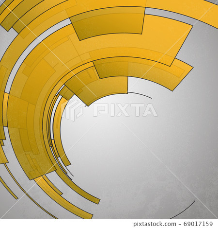 Techno Vector Circle Abstract Background - Stock Illustration [69017159 ...
