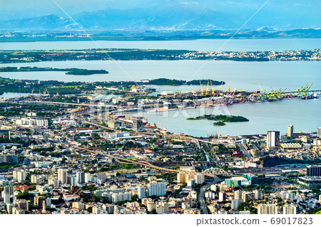 View of Port of Rio de Janeiro in Brazil 69017823