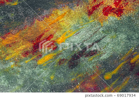 Abstract colorful watercolor, hand drawn paint Abstract colorful watercolor, hand drawn paint 69017934