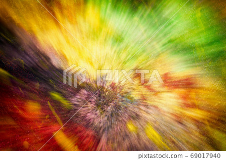 Abstract vivid colorful background painting with 69017940
