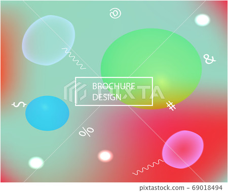 Inspiring colorful modern background. Inspiring colorful modern background. 69018494