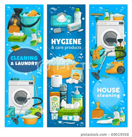 Housework utensils, hygiene and laundry tools 69019508