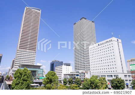 Gifu station square city view Gifu station north exit station square 69021907