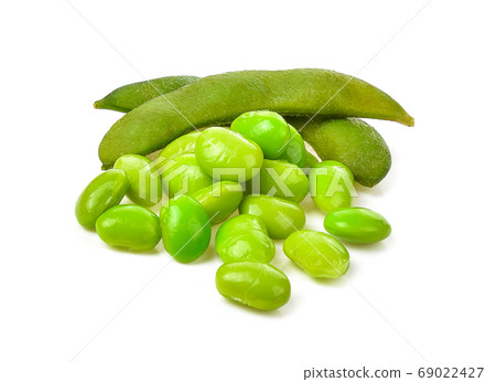 soybean seed on white background soybean seed on white background 69022427