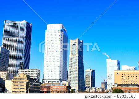 橫濱市Minatomirai 21區橫濱市的風景及其周圍 橫濱市Minatomirai 21區橫濱市的風景及其周圍 69023163
