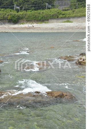 [JR Kisei Main Line] Scenery around Waka Station 69025868