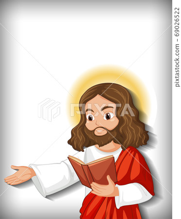 Isolated jesus cartoon character Isolated jesus cartoon character 69026522