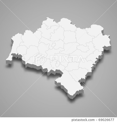 3d map of Lower Silesia voivodeship is a province of Poland, 3d map of Lower Silesia voivodeship is a province of Poland, 69026677