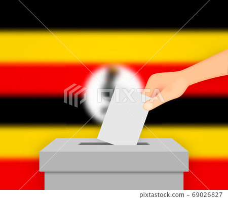 Uganda election banner background. Template for Uganda election banner background. Template for 69026827