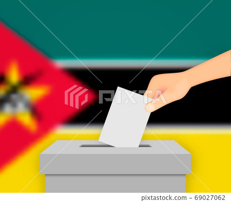 Mozambique Election Banner Background. Template - Stock Illustration ...