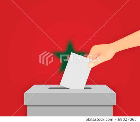 Morocco election banner background. Template for 69027063