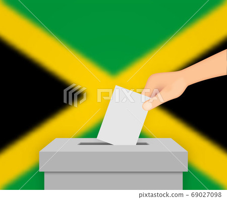 Jamaica election banner background. Template for - Stock Illustration  [69027098] - PIXTA