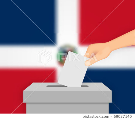 Dominican Republic election banner background. Dominican Republic election banner background. 69027140