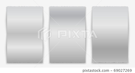 set blank paper check Template for your design 69027269