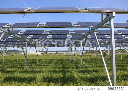 Solar panel_farming type solar, Yatomi City, Aichi Prefecture Solar panel_farming type solar, Yatomi City, Aichi Prefecture 69027351