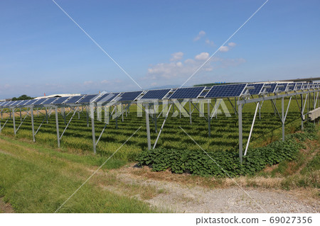 Solar panel_farming type solar, Yatomi City, Aichi Prefecture 69027356