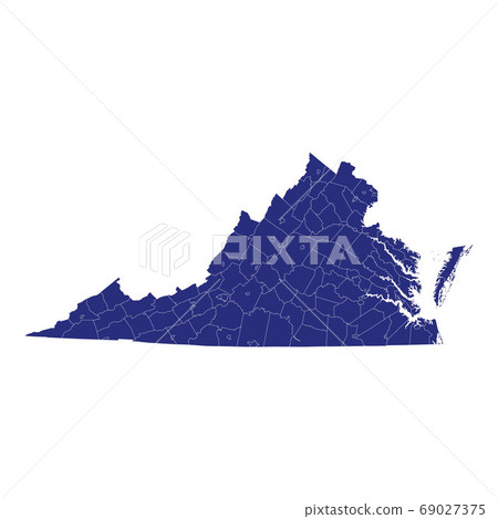 High Quality map a state of United States of 69027375