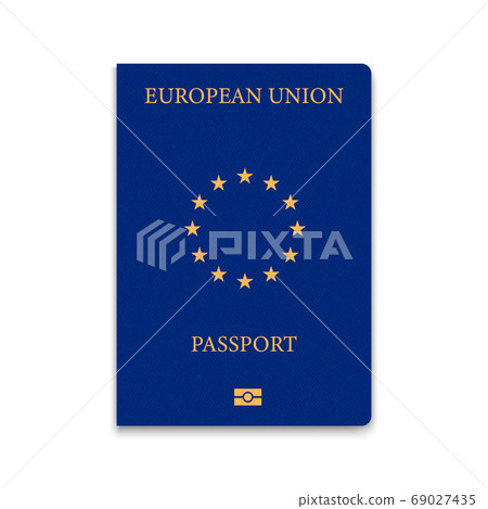 Passport of European Union Template for your 69027435