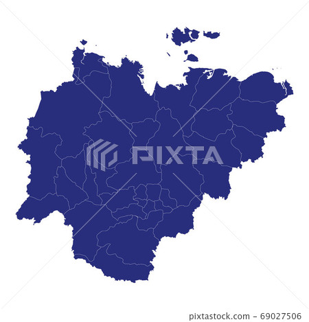 High Quality map region of Russia Template for 69027506