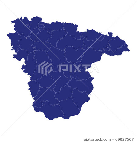 High Quality map region of Russia Template for 69027507