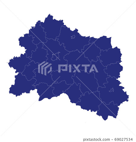 High Quality map region of Russia Template for High Quality map region of Russia Template for 69027534