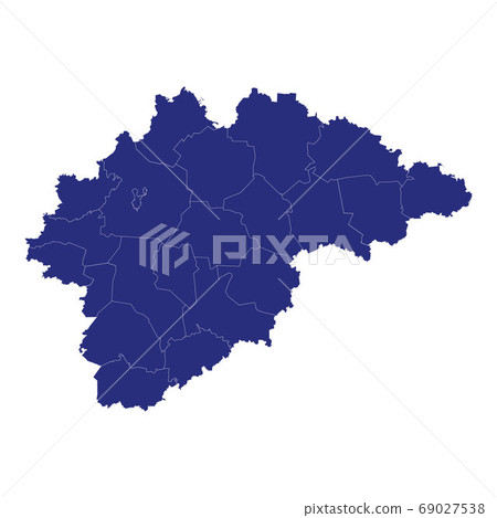 High Quality map region of Russia Template for High Quality map region of Russia Template for 69027538