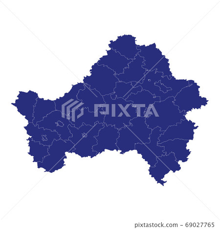 High Quality map region of Russia Template for 69027765