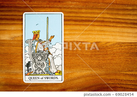Tarot Card Minor Arcana Sword Queen Tarot Card Minor Arcana Sword Queen 69028454
