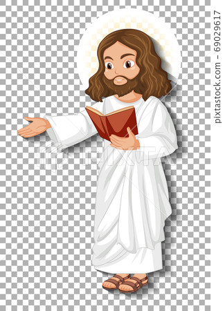 Isolated jesus cartoon character - 스톡일러스트 [69029617] - PIXTA