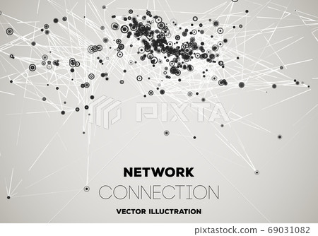Communication social mesh. Network polygonal Communication social mesh. Network polygonal 69031082