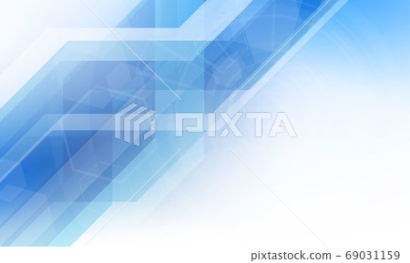 abstract blue technology communication concept vector background 69031159