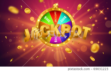 Casino banner jackpot design decorated with...-插圖素材 [69031223] - PIXTA圖庫