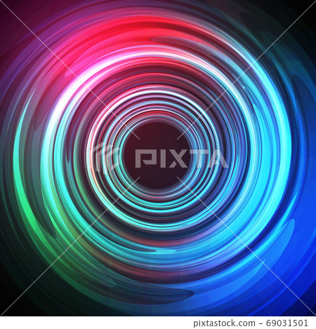 Techno Geometric Vector Curve Modern Science 69031501