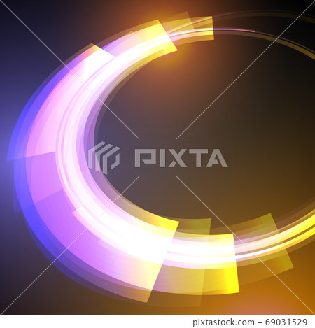 Techno Geometric Vector Circle Modern Science 69031529