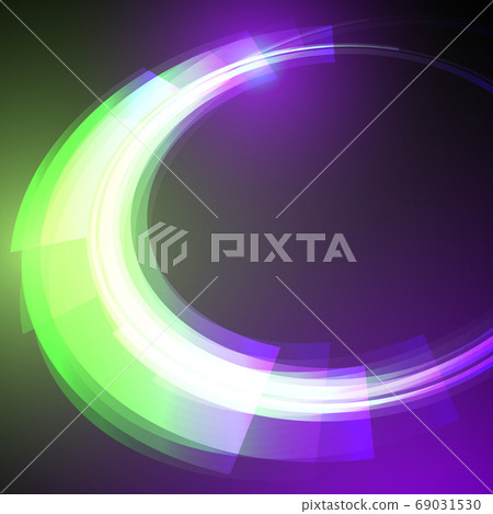 Techno Geometric Vector Circle Modern Science 69031530
