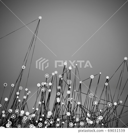 Abstract Geometric Polygonal Shape. Futuristic Abstract Geometric Polygonal Shape. Futuristic 69031539