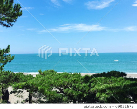 夏天的海和地平線 夏天的海和地平線 69031672
