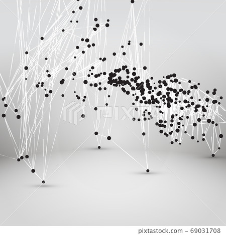 Abstract Geometric Polygonal Shape. Futuristic 69031708